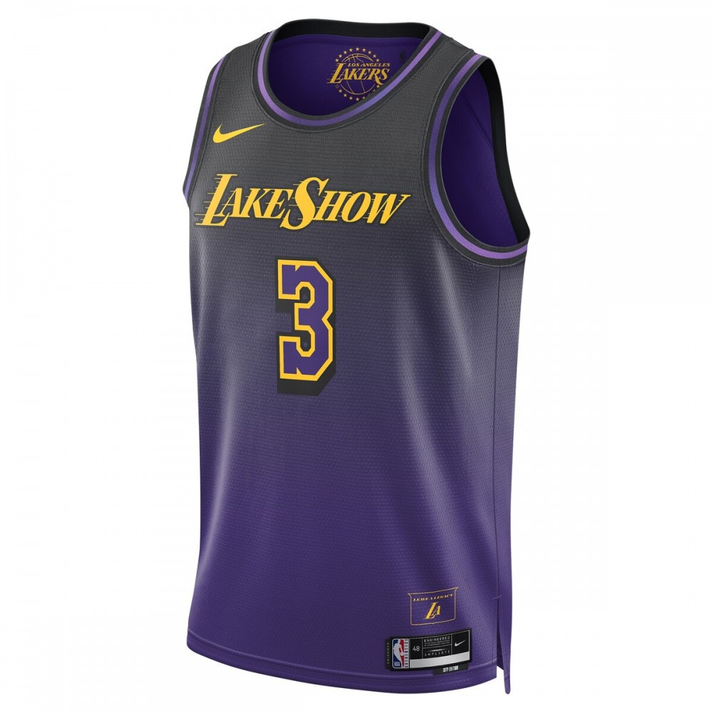 Anthony Davis Los Angeles Lakers Unisex 2024/25 Swingman Player Jersey - City Edition - Purple-Pro Kit Vault | Brand New 26/27 Sports Jerseys